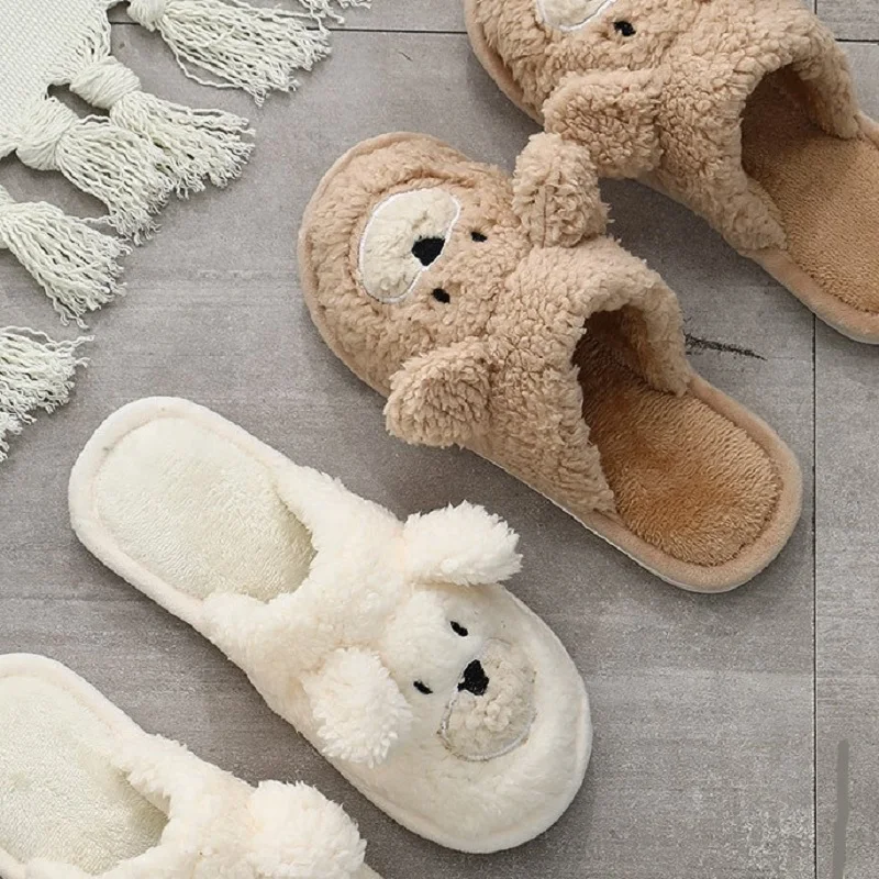 Plush Cotton Slippers Women Cartoon Dog Couples Home Indoor Slipper Warm Winter Shoes Non-slip Men Women Lover Home Cotton Shoes
Plush Cotton Slippers Women Cartoon Dog Couples Home Indoor Slipper Warm Winter Shoes Non-slip Men Women Lover Home Cotton Shoes