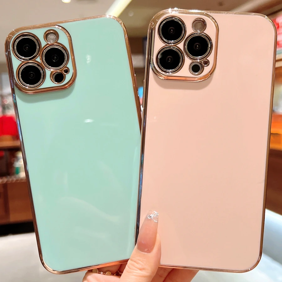 Luxury Plating Phone Case For iPhone 12 11 13 Pro Max X XR XS Max Color Candy Soft TPU Back Cover
Luxury Plating Phone Case For iPhone 12 11 13 Pro Max X XR XS Max Color Candy Soft TPU Back Cover
