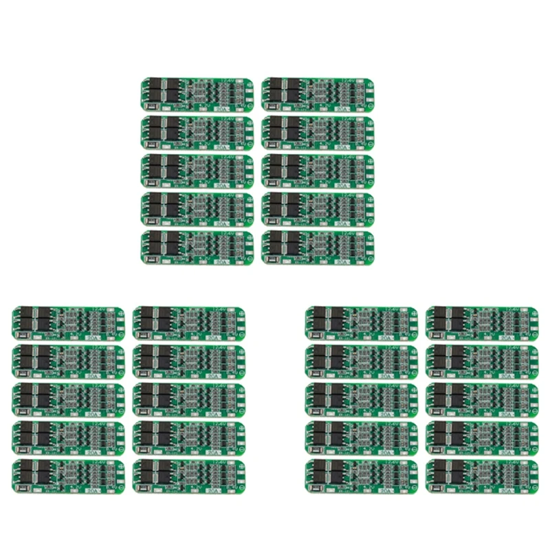 30Pcs 3S 20A BMS 18650 Li-Ion Lithium Battery Charger Module BMS Protection Board PCB 11.1V 12V 12.6V Module
30Pcs 3S 20A BMS 18650 Li-Ion Lithium Battery Charger Module BMS Protection Board PCB 11.1V 12V 12.6V Module