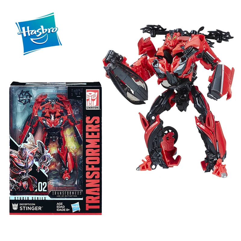 Hasbro Transformers Studio Series 02 Deluxe Class Movie 3 Stinger Action Figure Robot Model Transformers Toys Kids Gift Pvc 14cm
Hasbro Transformers Studio Series 02 Deluxe Class Movie 3 Stinger Action Figure Robot Model Transformers Toys Kids Gift Pvc 14cm