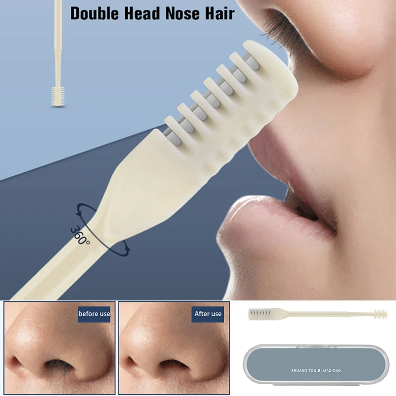 Nose Hair Trimmer Double Head Nose Hair Removal Trimming Manual Trimmer for Nose Washable Portable Nose Ear Hair Trimmer Tools
Nose Hair Trimmer Double Head Nose Hair Removal Trimming Manual Trimmer for Nose Washable Portable Nose Ear Hair Trimmer Tools