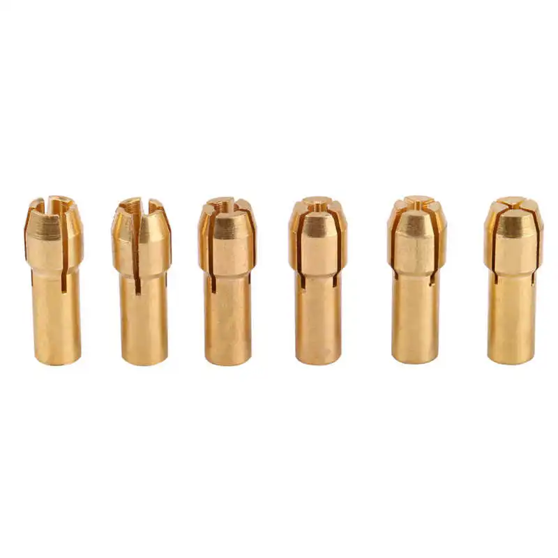6pcs Collet Chuck Sleeves Grasp Capacity Range 1mm-3.2mm with M8*0.75 Cap Fits Tools
6pcs Collet Chuck Sleeves Grasp Capacity Range 1mm-3.2mm with M8*0.75 Cap Fits Tools