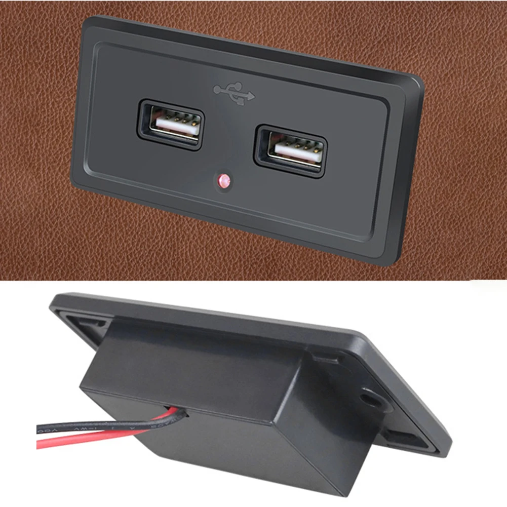 81x41x20mm Dual USB 3.1A Port Fast Charger Socket Power Outlet Panel 12V Motorcycle RV Car Charger Adapter Charges
81x41x20mm Dual USB 3.1A Port Fast Charger Socket Power Outlet Panel 12V Motorcycle RV Car Charger Adapter Charges