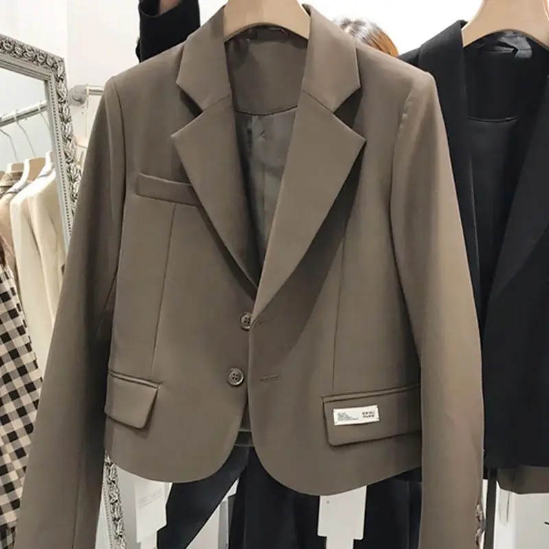 Кофейные Короткие пальто, Универсальные женские блейзеры JK Harajuku, новая коллекция 2022, элегантные стильные куртки для женщин
Кофейные Короткие пальто, Универсальные женские блейзеры JK Harajuku, новая коллекция 2022, элегантные стильные куртки для женщин