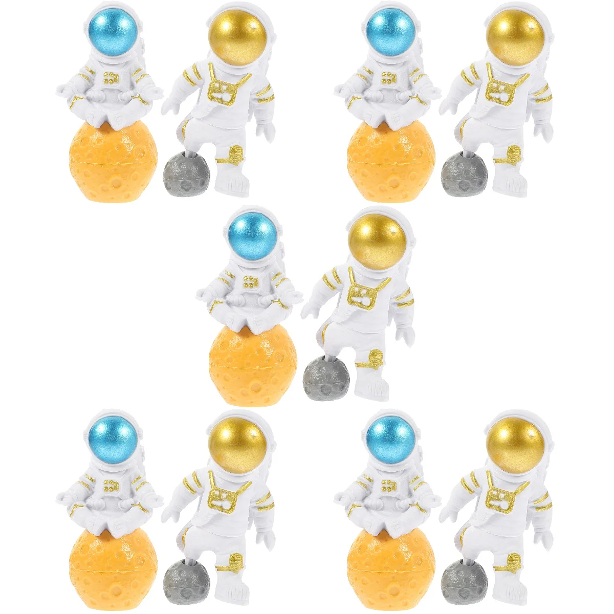 10 pcs Ornament Tank Decorations Astronaut Decor Astronaut Statue for Tank Cake Party
10 pcs Ornament Tank Decorations Astronaut Decor Astronaut Statue for Tank Cake Party