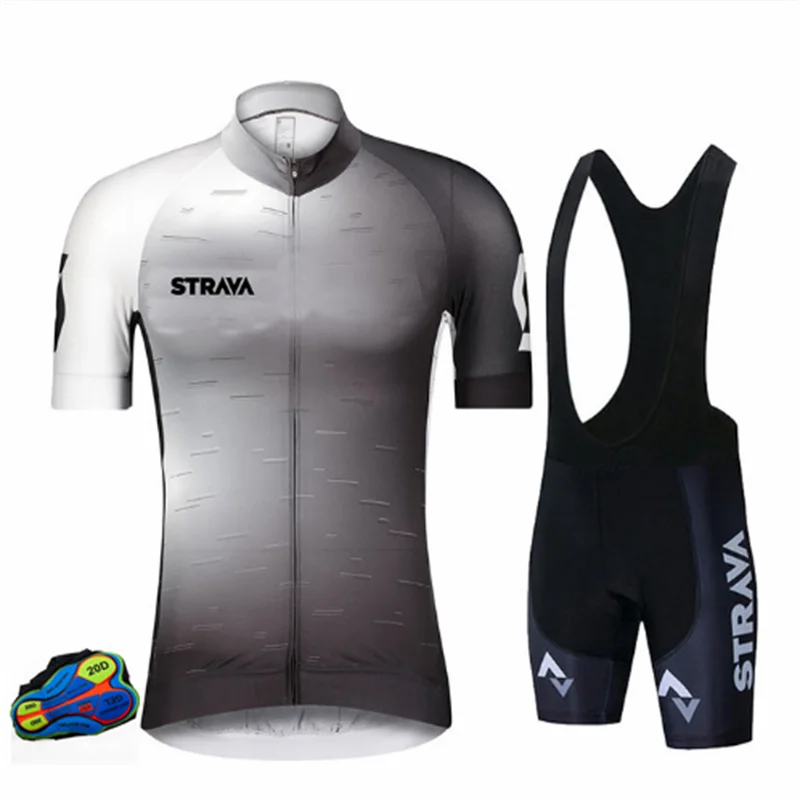 STRAVA Road Bike Short Sleeve Clothing Mens Mtb Jersey Set Breathable Men Short Sleeve shirt Bike bib shorts 20D Gel pad Jersey 
STRAVA Road Bike Short Sleeve Clothing Mens Mtb Jersey Set Breathable Men Short Sleeve shirt Bike bib shorts 20D Gel pad Jersey