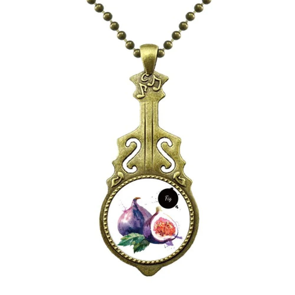 Fig Fruit Tasty Healthy Watercolor Necklace Antique Guitar Jewelry Music Pendant
Fig Fruit Tasty Healthy Watercolor Necklace Antique Guitar Jewelry Music Pendant