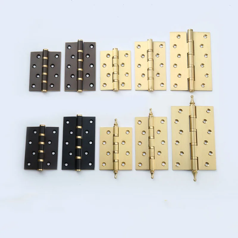 2pcs/lot Brass Hinges for cabinet Box Case Heavy Mute Bearing Room Door Hinge 4 inch/ 5 inch / 6 inch
2pcs/lot Brass Hinges for cabinet Box Case Heavy Mute Bearing Room Door Hinge 4 inch/ 5 inch / 6 inch