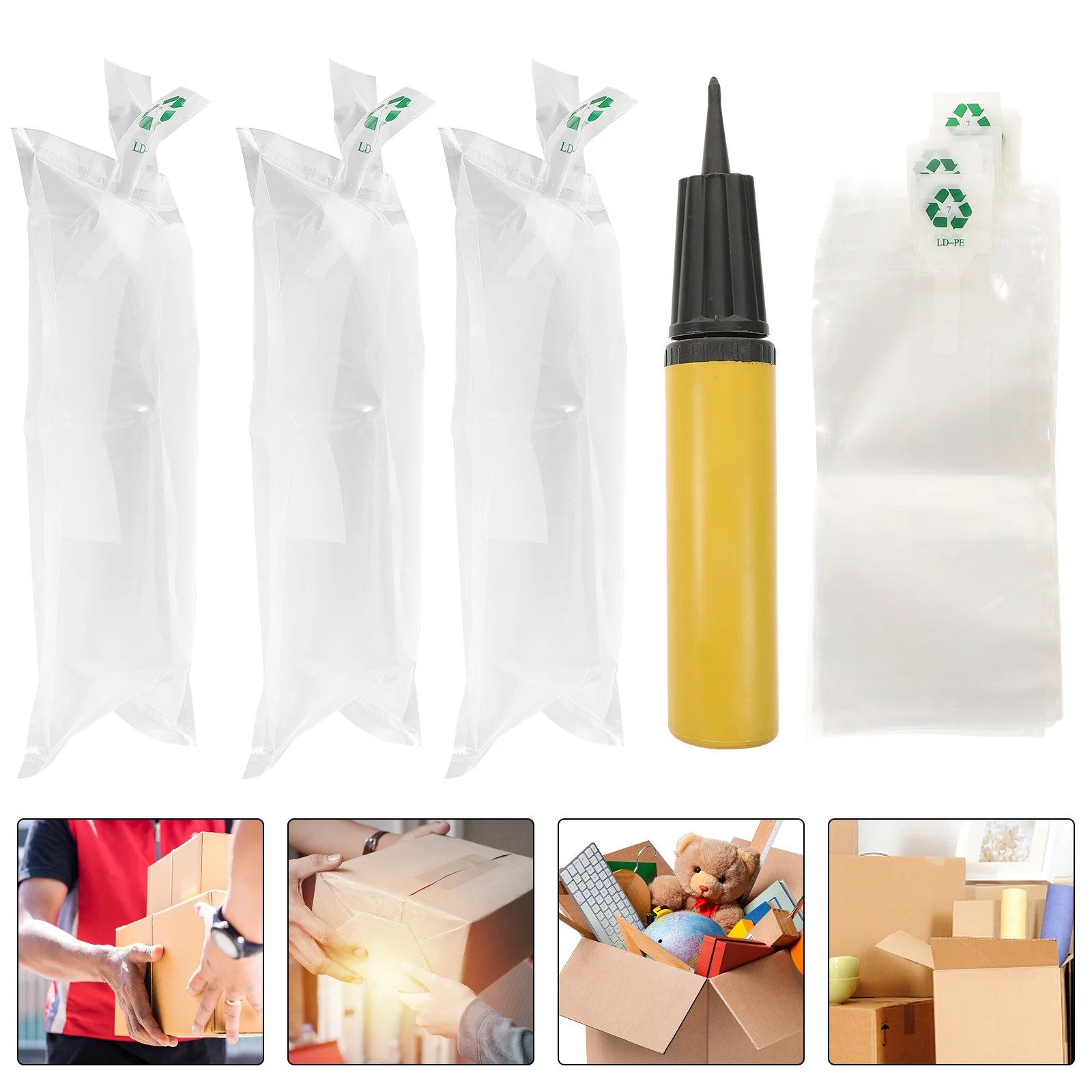 Надувной мешок с защитой от давления, наполнитель для пузырчатой пленки, в рулонах, для упаковки подушек, полиэтиленовых пленок
Надувной мешок с защитой от давления, наполнитель для пузырчатой пленки, в рулонах, для упаковки подушек, полиэтиленовых пленок