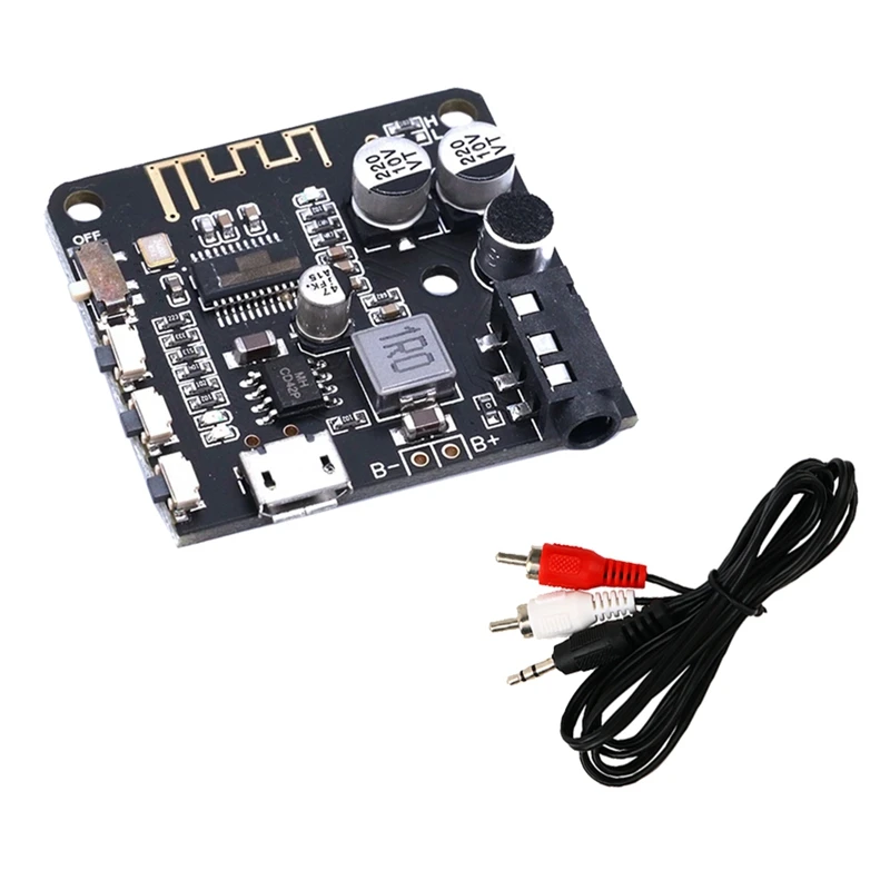 BT5.0 Audio Pro Receiver MP3 Bluetooth Decoder Lossless Car Speaker Audio Amplifier Board Module With 1-To-2 Audio Cable
BT5.0 Audio Pro Receiver MP3 Bluetooth Decoder Lossless Car Speaker Audio Amplifier Board Module With 1-To-2 Audio Cable