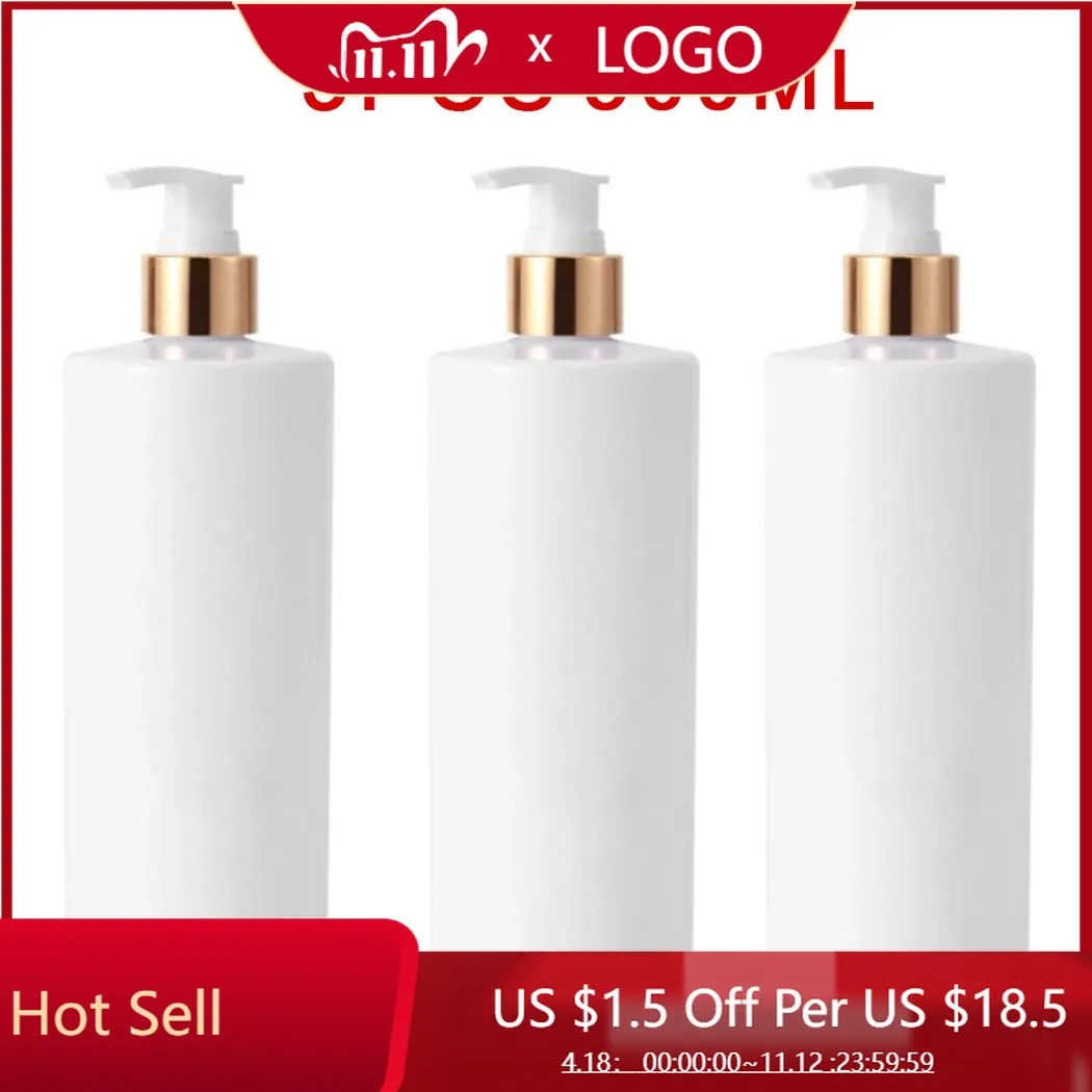 3PCS 500ml PET Empty Bathroom Portable Soap Dispensers Shampoo Lotion Shower Gel Bottles Soap Dispenser With Pump Dispensers
3PCS 500ml PET Empty Bathroom Portable Soap Dispensers Shampoo Lotion Shower Gel Bottles Soap Dispenser With Pump Dispensers