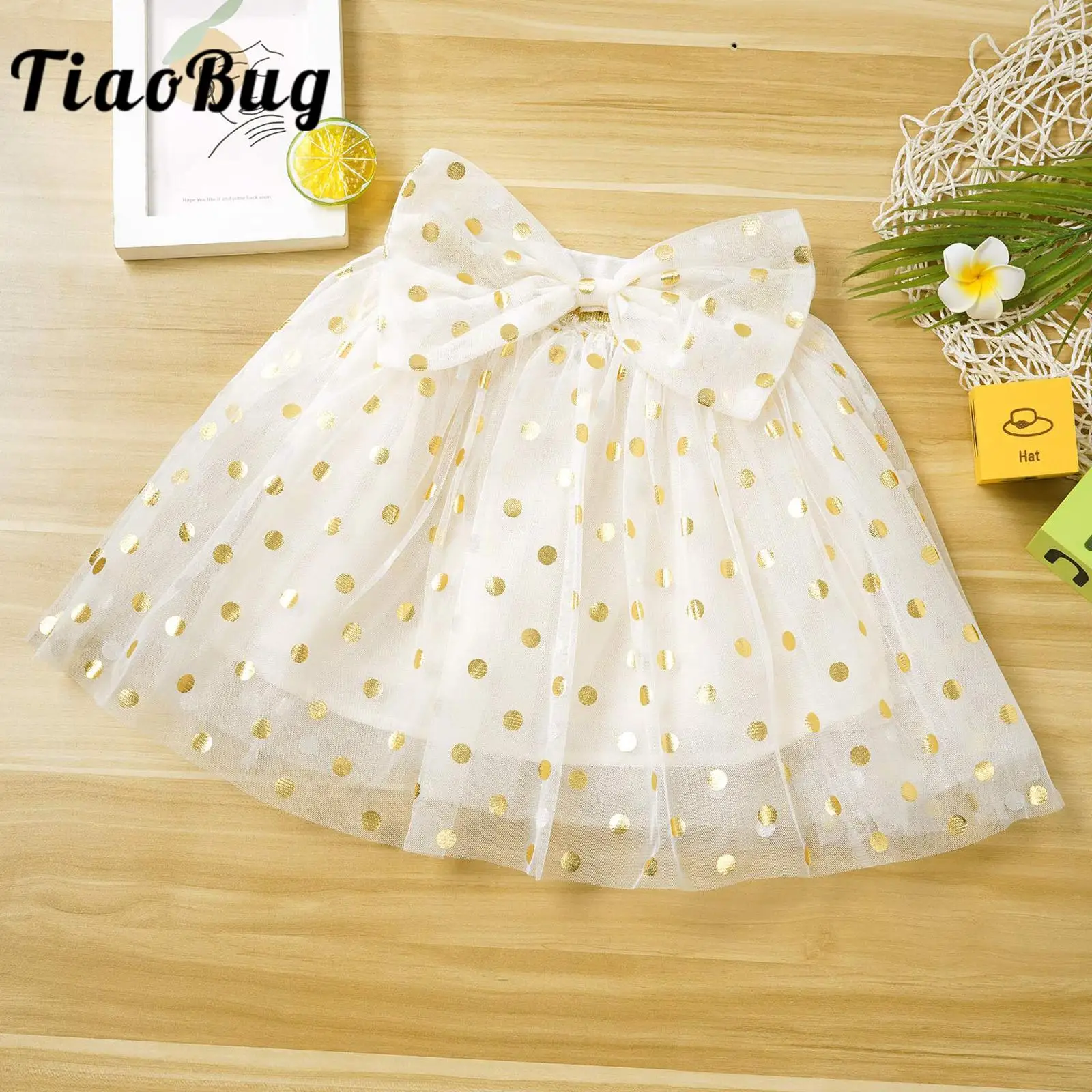 Kids Cute Shiny Dots Tulle Skirt for Girls Children Princess Tutu Skirt With Big Bow Birthday Party Dressy Wedding Skirt
Kids Cute Shiny Dots Tulle Skirt for Girls Children Princess Tutu Skirt With Big Bow Birthday Party Dressy Wedding Skirt