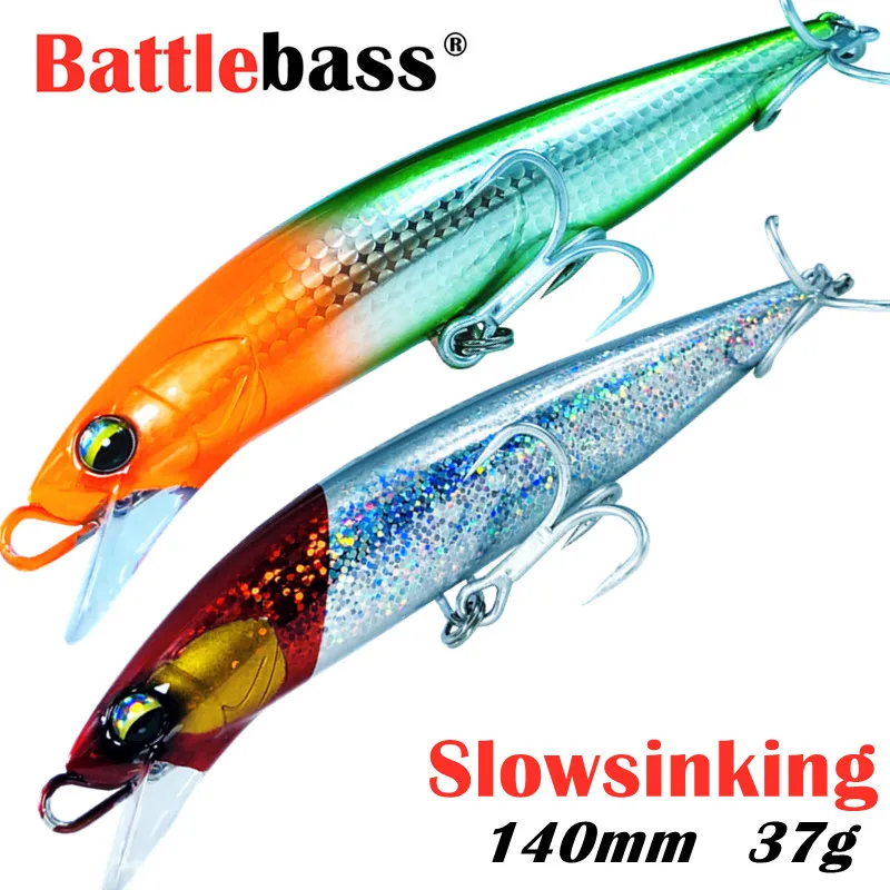 Искусственная Тонущая рыболовная приманка BATTLEBASS 14 см 39 г 1 шт. новая в виде
