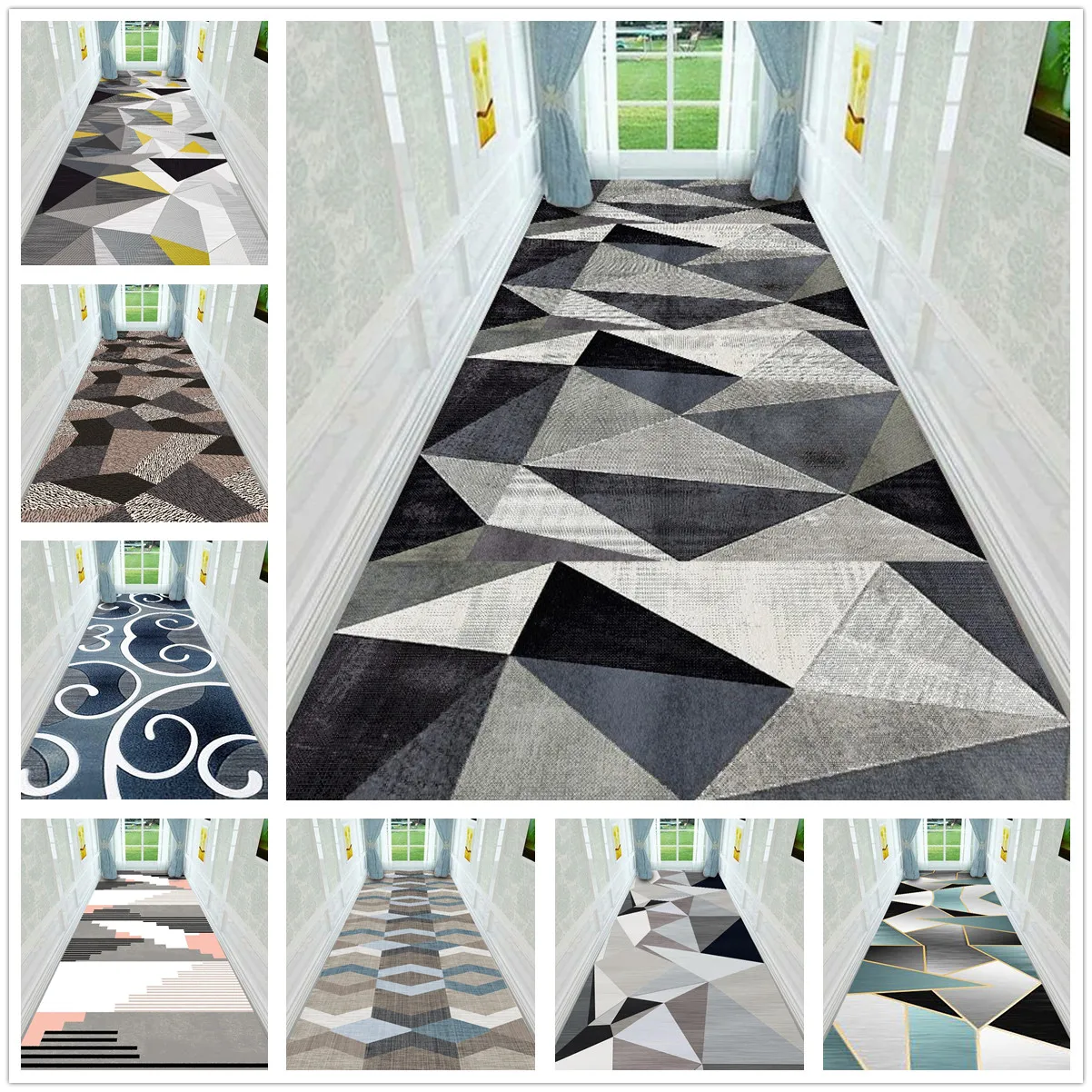 Geometric Living Room Carpet Long Corridor Hallway Rugs Bedroom Kitchen Mat Crystal Velvet Anti-slip Area Rug Indoor Doormat
Geometric Living Room Carpet Long Corridor Hallway Rugs Bedroom Kitchen Mat Crystal Velvet Anti-slip Area Rug Indoor Doormat