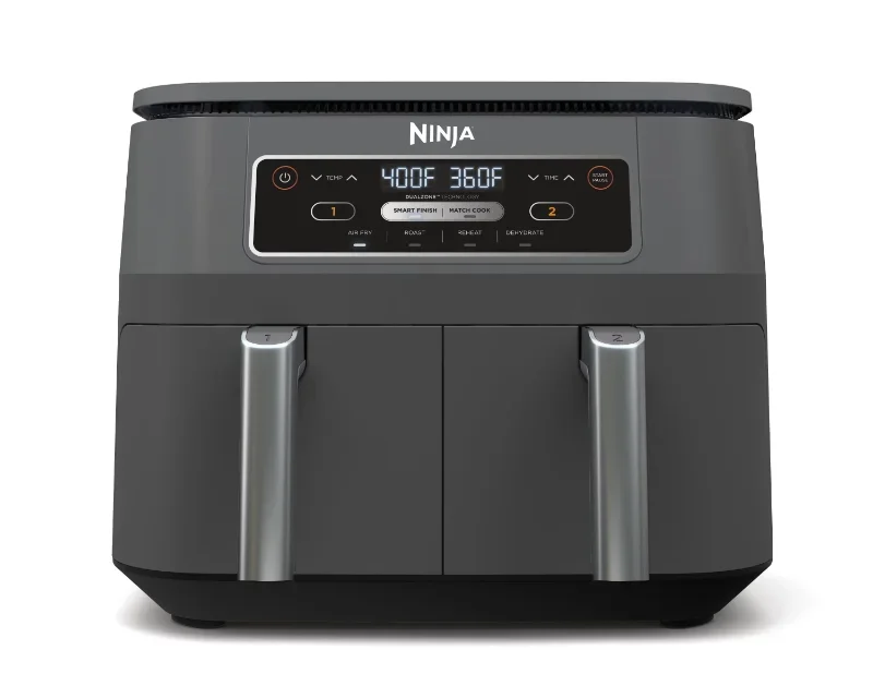 Ниндзя®Foodi®4-в-1 8-qt. 2-х корзинчатая фритюрница с DualZone™Технология, DZ100WM
Ниндзя®Foodi®4-в-1 8-qt. 2-х корзинчатая фритюрница с DualZone™Технология, DZ100WM