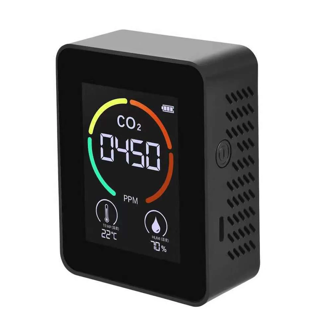 Temperature & Humidity Meter Air Quality Monitor CO2 Detector 3-In-1 Digital Air Pollution Carbon Dioxide Detector B
Temperature & Humidity Meter Air Quality Monitor CO2 Detector 3-In-1 Digital Air Pollution Carbon Dioxide Detector B