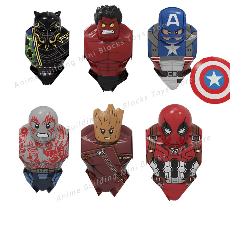 PG8262 Disney Marvel Captain America Anime Action Figures Toys Deadpool Black Panther Loki Puzzle Block Brick Toy for Kids Gifts
PG8262 Disney Marvel Captain America Anime Action Figures Toys Deadpool Black Panther Loki Puzzle Block Brick Toy for Kids Gifts