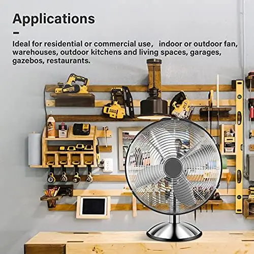 Inch Stand Fan, Horizontal Ocillation 75°, 3 Settings Speeds, Low Noise, Quality Made Durable Fan, High Velocity, Heavy Duty Me
Inch Stand Fan, Horizontal Ocillation 75°, 3 Settings Speeds, Low Noise, Quality Made Durable Fan, High Velocity, Heavy Duty Me