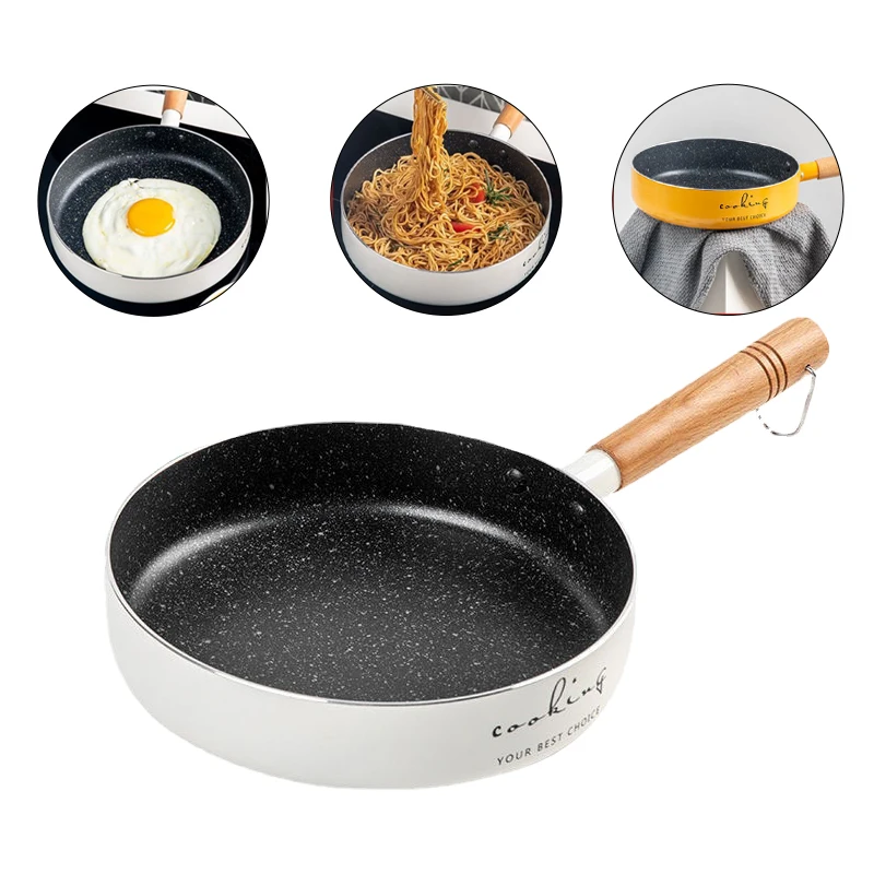 Frying Pan 16/20cm Wok Pan Non-stick Pan Induction Cooker Home Steak Pancake Pan Egg Pan Gas Stove Universal Saucepan Durable
Frying Pan 16/20cm Wok Pan Non-stick Pan Induction Cooker Home Steak Pancake Pan Egg Pan Gas Stove Universal Saucepan Durable