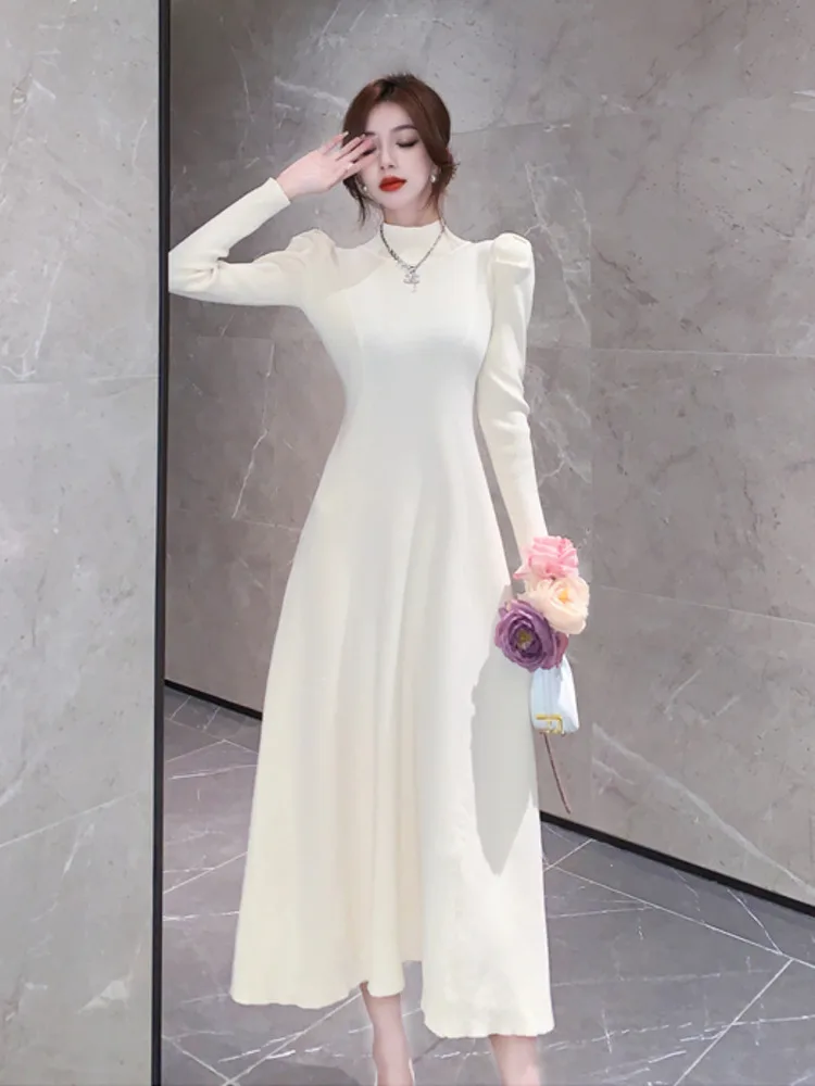 High Quality Casual Women Knitted Sweater Dress Elegant Midi Long Dress 2023 Spring Fall Korean Fashion Streetwear Dresses Robes
High Quality Casual Women Knitted Sweater Dress Elegant Midi Long Dress 2023 Spring Fall Korean Fashion Streetwear Dresses Robes