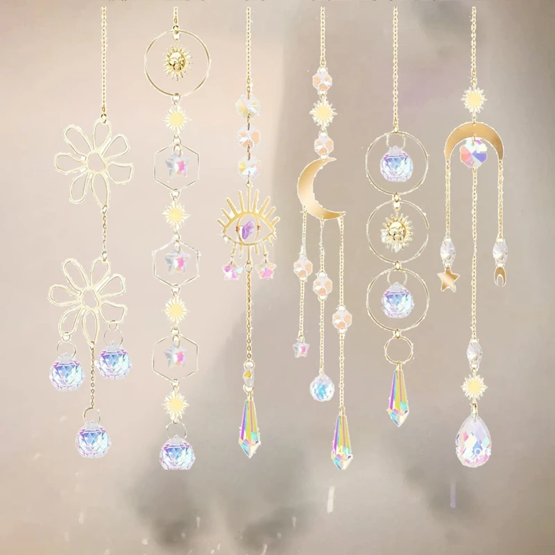 6 Pack Suncatcher Crystal Sun Catcher Crystal Pendant Lighting Pendant Garden Decoration Chandelier Shadow Wind Chime
6 Pack Suncatcher Crystal Sun Catcher Crystal Pendant Lighting Pendant Garden Decoration Chandelier Shadow Wind Chime