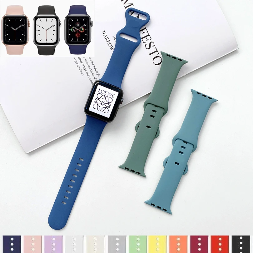 Силиконовый ремешок для Apple Watch Band 40 мм 44 мм 45 мм 41 мм, металлическая застежка, спортивный браслет для смарт-часов IWatch Series 7 SE 6 5 4
Силиконовый ремешок для Apple Watch Band 40 мм 44 мм 45 мм 41 мм, металлическая застежка, спортивный браслет для смарт-часов IWatch Series 7 SE 6 5 4