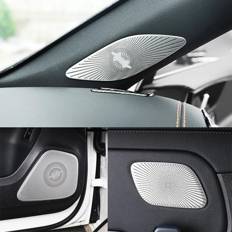 Car styling Audio Speaker Auto Door Loudspeaker decoration Covers Stickers for Mercedes Benz A Class W177 Interior Accessories
Car styling Audio Speaker Auto Door Loudspeaker decoration Covers Stickers for Mercedes Benz A Class W177 Interior Accessories