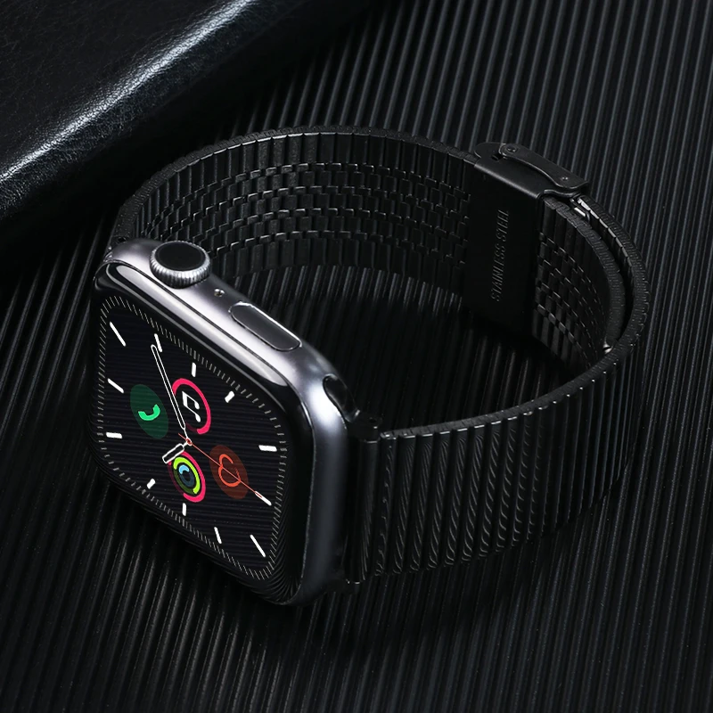 high-quality Stainless Steel strap For Apple Watch series 7 band 41mm 45mm Bracelet Metal band for iwatch 6 5 4 44mm 40mm Correa
high-quality Stainless Steel strap For Apple Watch series 7 band 41mm 45mm Bracelet Metal band for iwatch 6 5 4 44mm 40mm Correa