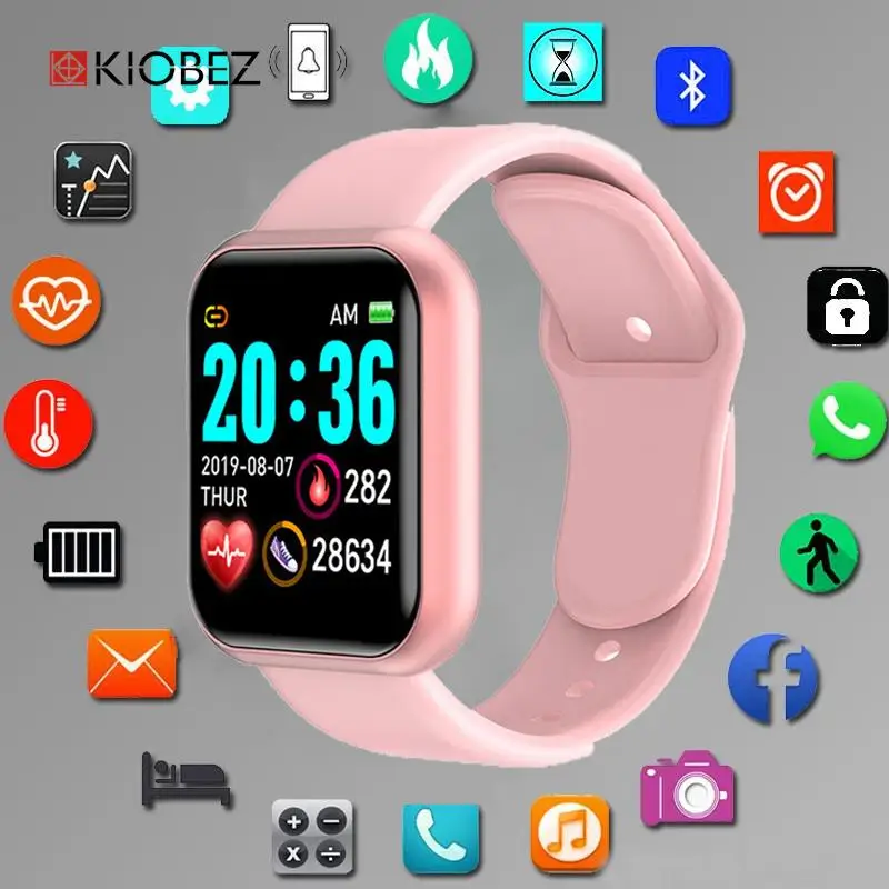 KIOBEZ NEW Digital Smart sport watch Women watches digital led electronic wristwatch Bluetooth fitness wristwatch Men kids hours
KIOBEZ NEW Digital Smart sport watch Women watches digital led electronic wristwatch Bluetooth fitness wristwatch Men kids hours