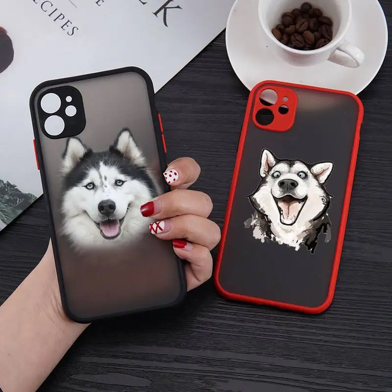 Husky Kawaii Wolf cute Phone Case matte transparent For red iPhone 7 8 x xs xr 11 12 13 pro plus mini max Clear Funda
Husky Kawaii Wolf cute Phone Case matte transparent For red iPhone 7 8 x xs xr 11 12 13 pro plus mini max Clear Funda