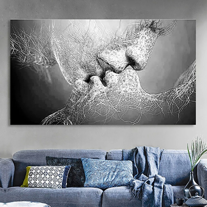 Couple Kissing Posters Decoration Painting Modern Love Mural Wall Art Picture Poster Prints Canvas Poster Bedroom Home Decor
Couple Kissing Posters Decoration Painting Modern Love Mural Wall Art Picture Poster Prints Canvas Poster Bedroom Home Decor