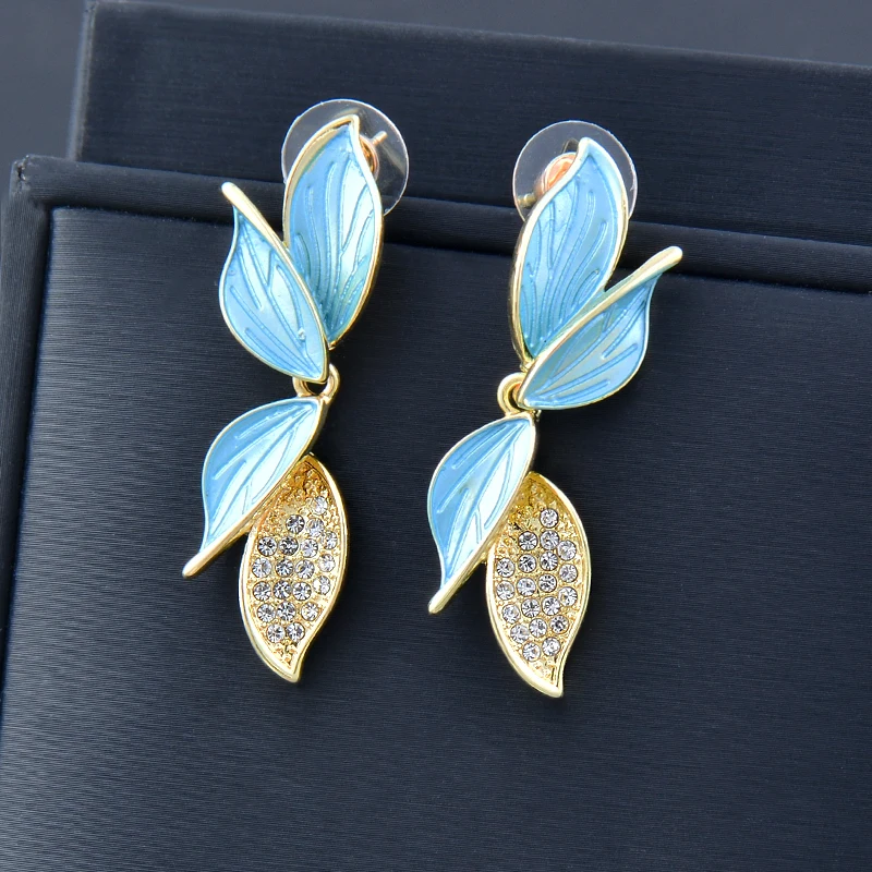 SINLEERY korean fashion Gold Silver Color Tassel Leaves Drop Earrings For Women Blue White Enamel earrings 2022 trend ZD1 SSK
SINLEERY korean fashion Gold Silver Color Tassel Leaves Drop Earrings For Women Blue White Enamel earrings 2022 trend ZD1 SSK