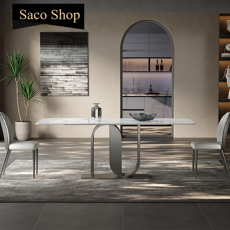 Italian Minimalist Slate Dining Table Modern Home Small Apartment Luxury Restaurant Island Dining Table Coffee Library Furniture
Italian Minimalist Slate Dining Table Modern Home Small Apartment Luxury Restaurant Island Dining Table Coffee Library Furniture