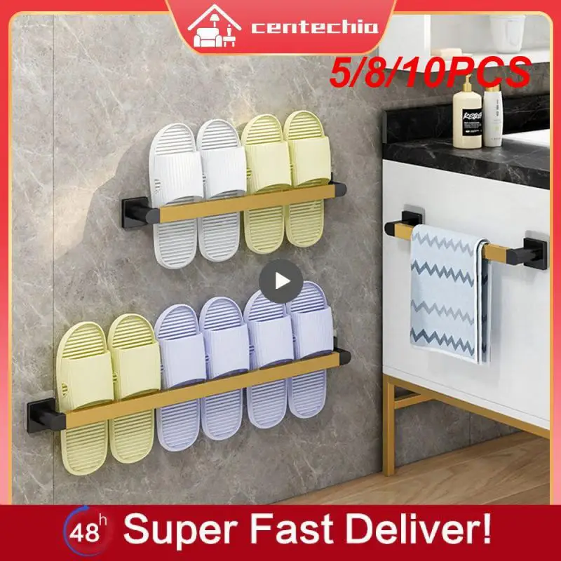 5/8/10PCS Slippers Clip Rack Shoe Rack Shelf Convenient Wall Mounted Bath Slippers Rack Organizers
5/8/10PCS Slippers Clip Rack Shoe Rack Shelf Convenient Wall Mounted Bath Slippers Rack Organizers