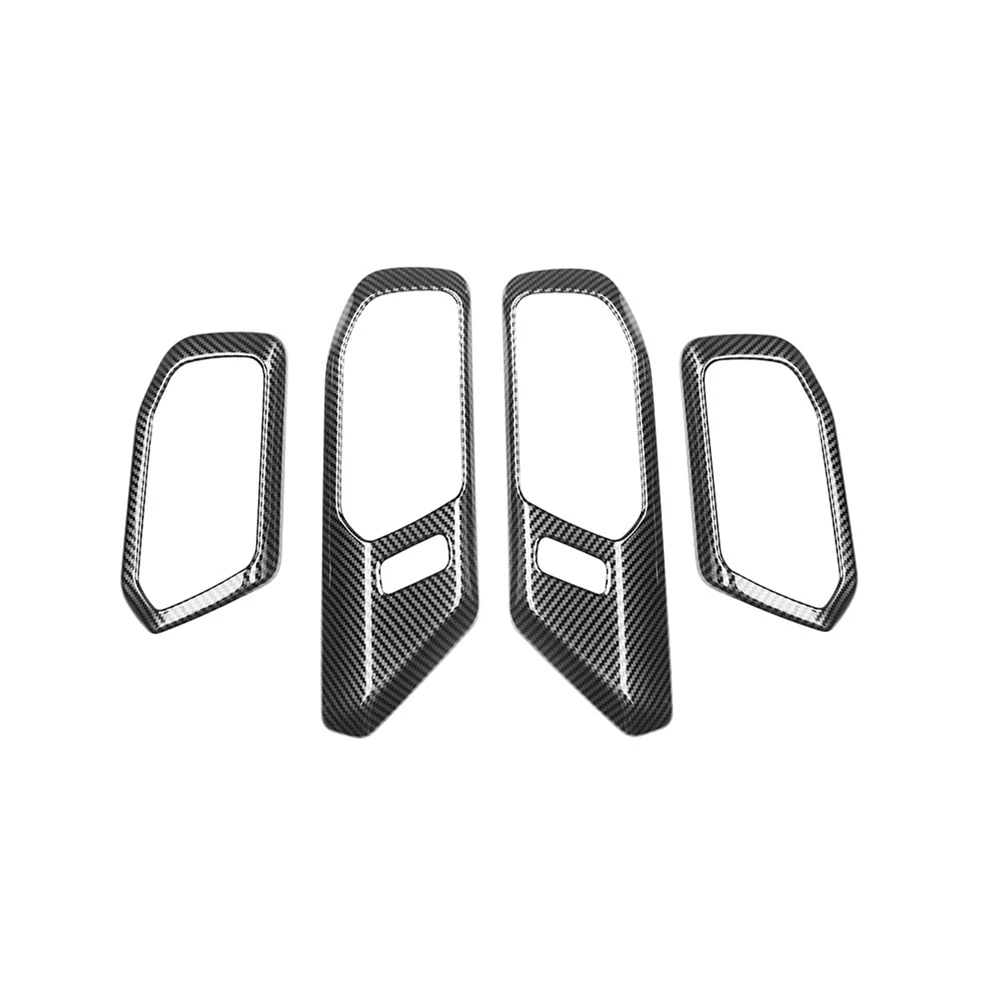4 шт. внутренняя дверная ручка из углеродного волокна, крышка чаши, панель, отделка для Ford Bronco 2021 2022, внутренние молдинги
4 шт. внутренняя дверная ручка из углеродного волокна, крышка чаши, панель, отделка для Ford Bronco 2021 2022, внутренние молдинги
