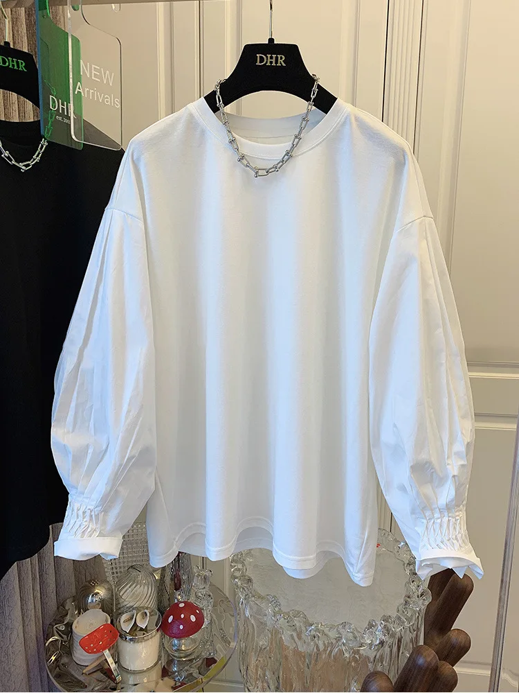 Sweatshirts 2023 Spring Autumn New Women's Clothing Loose Fashion Tees Long Lantern Sleeves Tops Harajuku Casual Streetwear
Sweatshirts 2023 Spring Autumn New Women's Clothing Loose Fashion Tees Long Lantern Sleeves Tops Harajuku Casual Streetwear