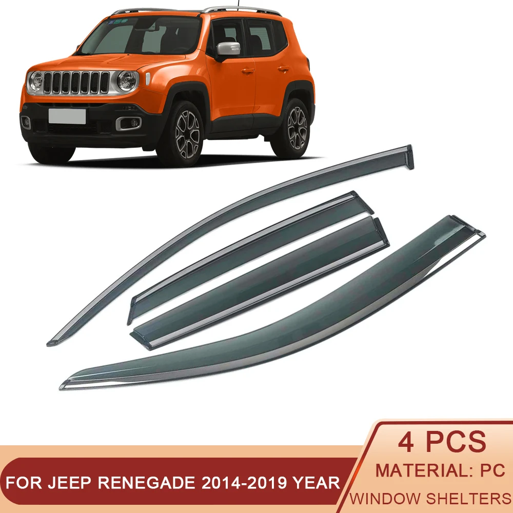 Для JEEP Renegade 2014-2019 автомобильное Окно Солнце Дождь затеняющее устройство дефлектор крышка рамка наклейка внешние аксессуары
Для JEEP Renegade 2014-2019 автомобильное Окно Солнце Дождь затеняющее устройство дефлектор крышка рамка наклейка внешние аксессуары