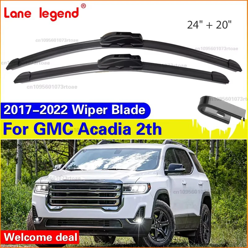 Автомобильные передние щетки стеклоочистителя для GMC Acadia 2 2017 2018 2019 2020 2021 2022, дворники ветрового стекла, аксессуары для окон 
Автомобильные передние щетки стеклоочистителя для GMC Acadia 2 2017 2018 2019 2020 2021 2022, дворники ветрового стекла, аксессуары для окон