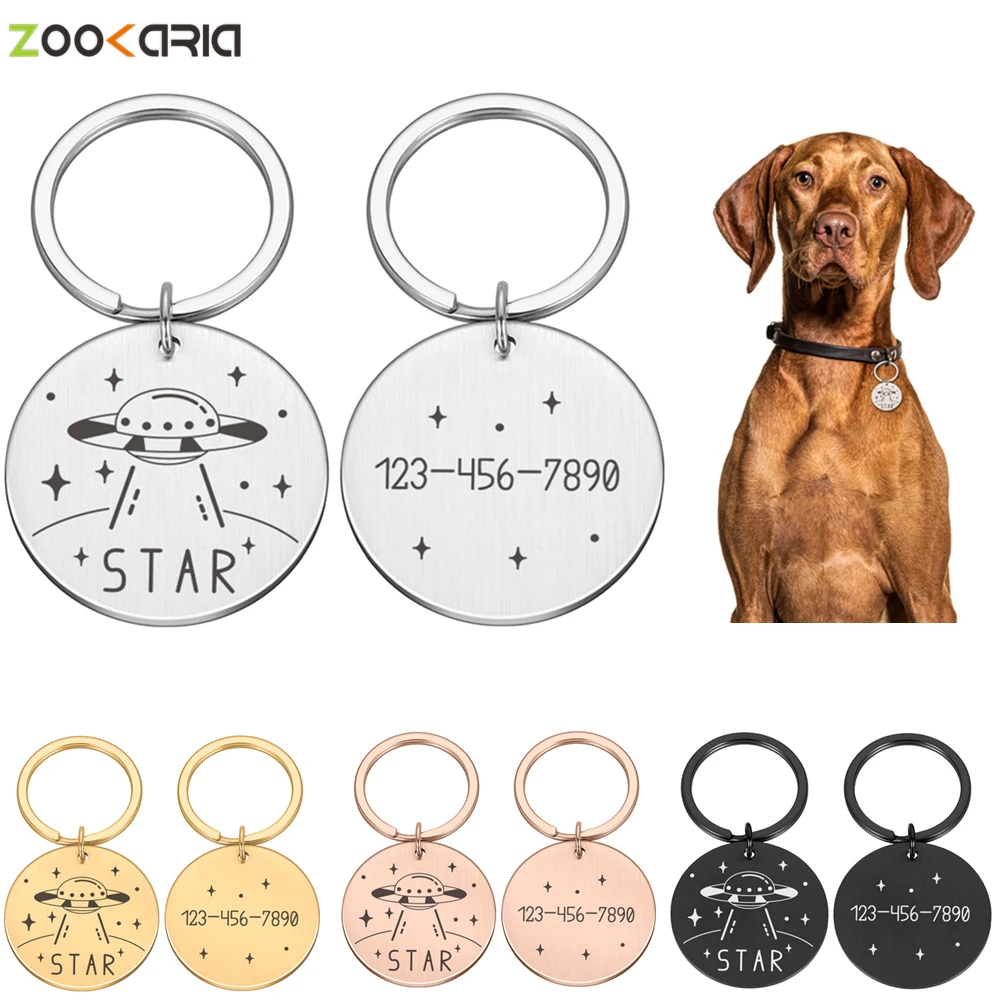 Free Engraved Pet Dog ID Tag Personalized Cat Puppy ID Tag Pet Dog Collar Accessories Custom Dogs Anti-lost Name Tags Pendant
Free Engraved Pet Dog ID Tag Personalized Cat Puppy ID Tag Pet Dog Collar Accessories Custom Dogs Anti-lost Name Tags Pendant