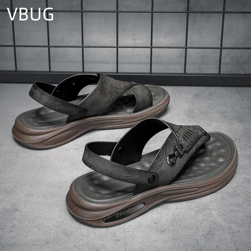 Men's High Quality Latex Thick Sole Beach Sandals Breathable Casual Shoes Non-slip Fashion Outdoor Sports Flat Sandals New
Men's High Quality Latex Thick Sole Beach Sandals Breathable Casual Shoes Non-slip Fashion Outdoor Sports Flat Sandals New