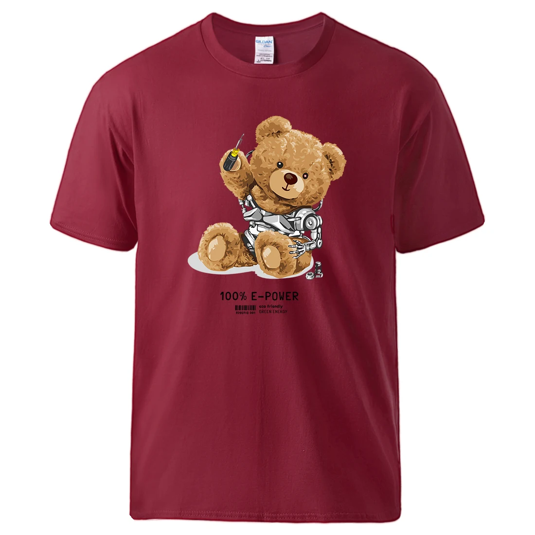 Please Repair Me To100% E-Power Teddy Bear Short Sleeve Man Cotton Vintage T-Shirts Casual Cool Tops All Match Basic Tee Shirt
Please Repair Me To100% E-Power Teddy Bear Short Sleeve Man Cotton Vintage T-Shirts Casual Cool Tops All Match Basic Tee Shirt
