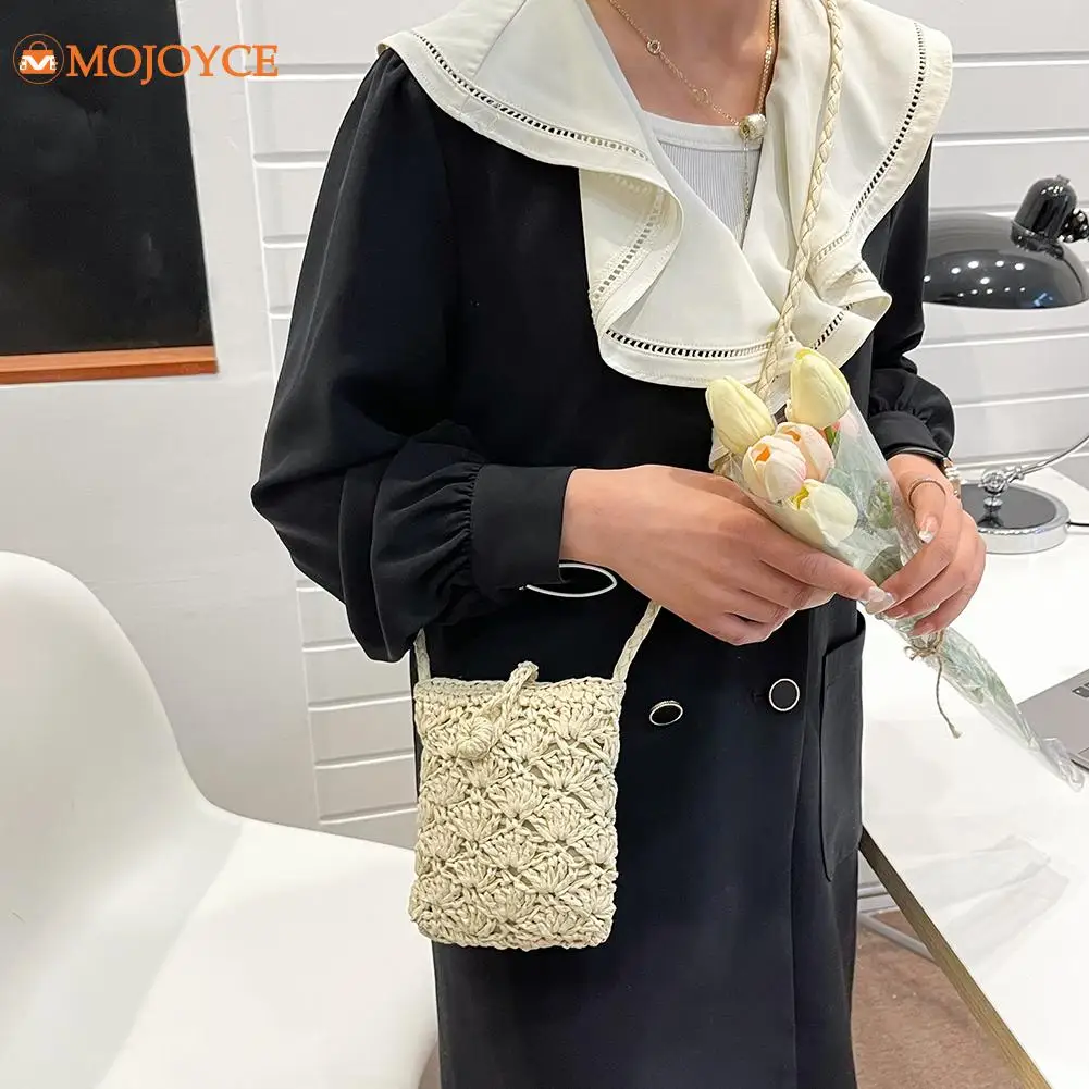 Fashion Woven Straw Crossbody Bag Summer Boho Beach Hollow Rattan Shoulder Messenger Handbag Small Tote Mobile Phone Coin Purse
Fashion Woven Straw Crossbody Bag Summer Boho Beach Hollow Rattan Shoulder Messenger Handbag Small Tote Mobile Phone Coin Purse