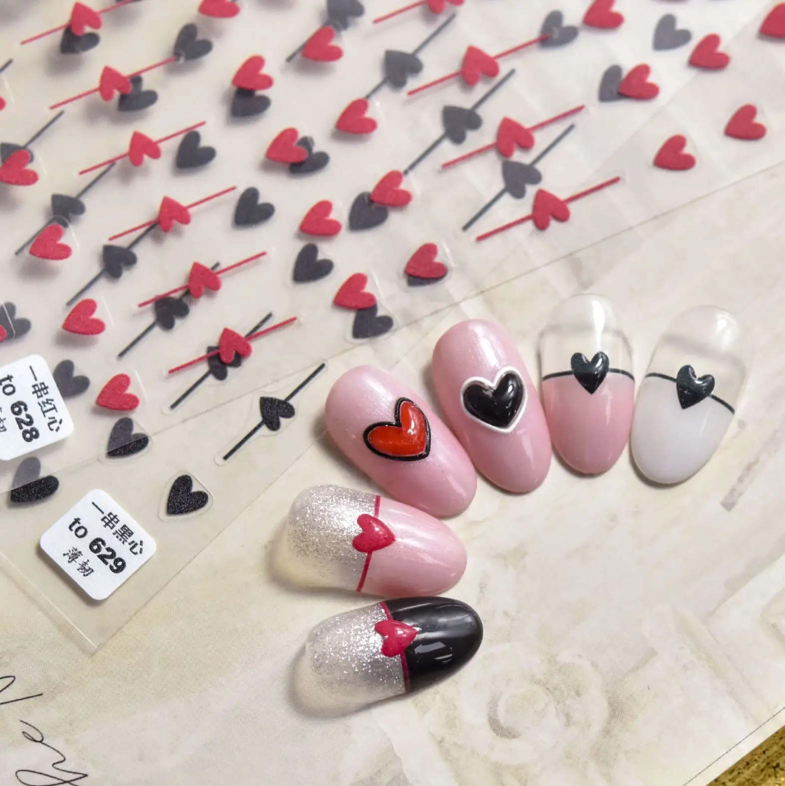 Valentines Hearts 3d Engraved Nail Stickers Press On Nails Water Art Decorations Nail Decals Design Spring
Valentines Hearts 3d Engraved Nail Stickers Press On Nails Water Art Decorations Nail Decals Design Spring