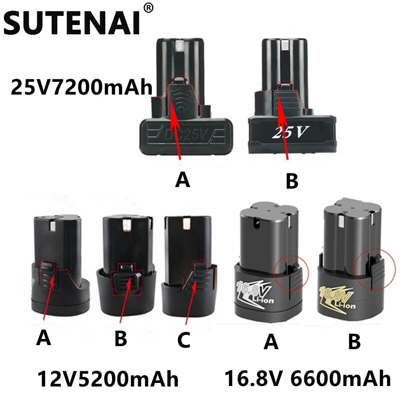 25V 21V 16.8V 12V 18650 Lithium Li-ion Battery For Cordless Screwdriver Electric Drill Battery Power Tools Charger Battery 3.7V
25V 21V 16.8V 12V 18650 Lithium Li-ion Battery For Cordless Screwdriver Electric Drill Battery Power Tools Charger Battery 3.7V