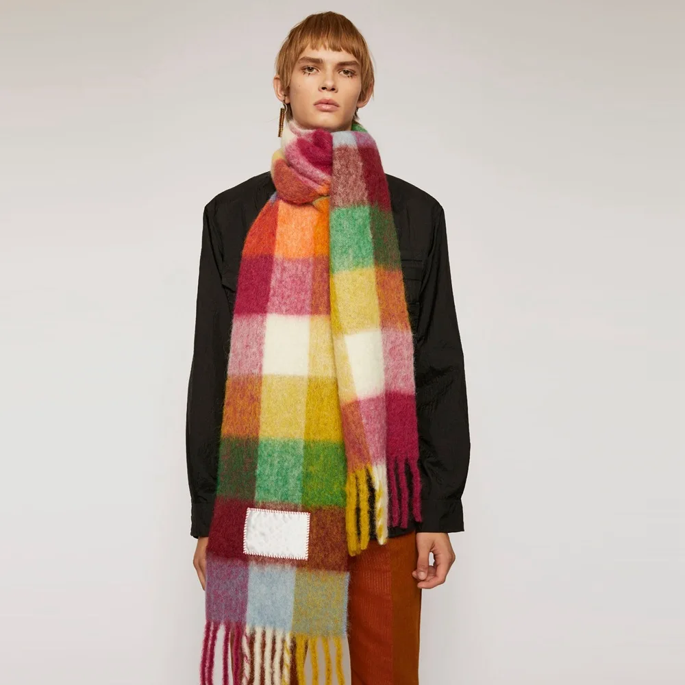 AC Studios Men and women general style cashmere scarf designer acne blanket scarf women style colorful plaid Tzitzit imitation
AC Studios Men and women general style cashmere scarf designer acne blanket scarf women style colorful plaid Tzitzit imitation