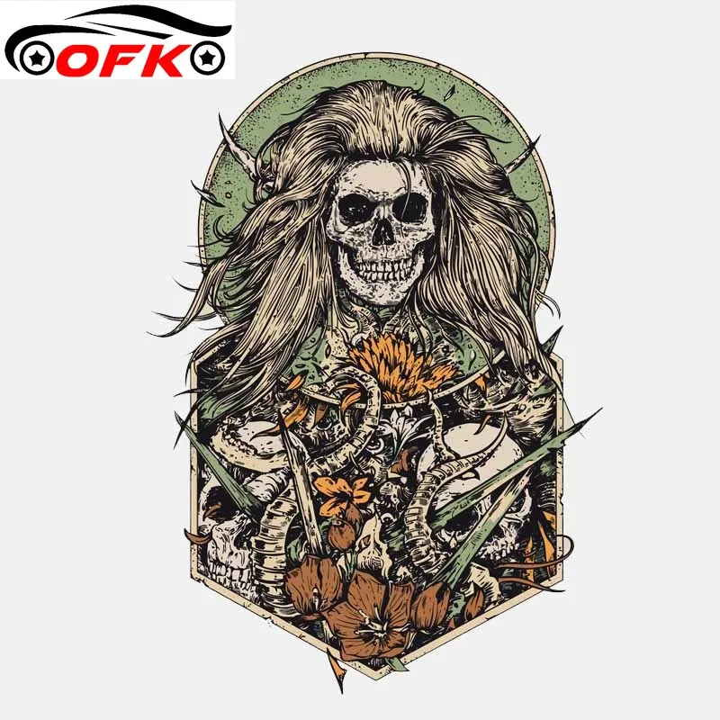 Creative Funny Flower Skull Window PVC Car Sticker Accessories 10.5CM*14.7CM
Creative Funny Flower Skull Window PVC Car Sticker Accessories 10.5CM*14.7CM