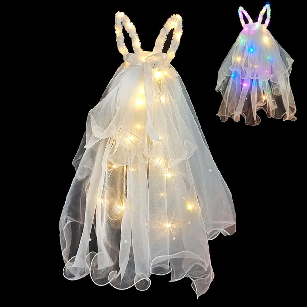 Cosplay Girls Headwear Bride Veil Headdress Luminous Headdress Veil Bridal Wreath Veil Bride Veil Luminous Headband
Cosplay Girls Headwear Bride Veil Headdress Luminous Headdress Veil Bridal Wreath Veil Bride Veil Luminous Headband