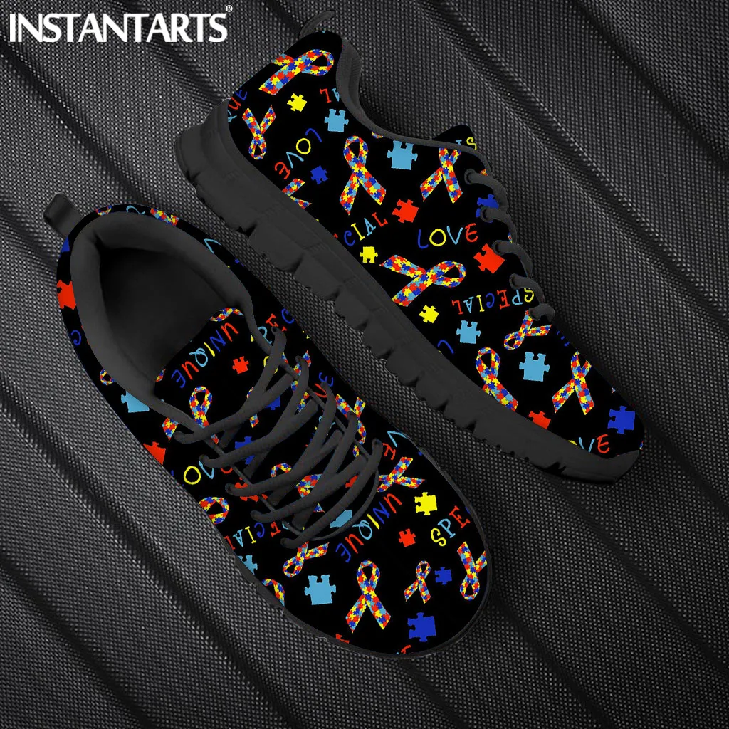 INSTANTARTS Woman Flats Shoes Autism Awareness Design for Girls Personalized Walking Shoes Female Wear-resistant Sport Sneakers
INSTANTARTS Woman Flats Shoes Autism Awareness Design for Girls Personalized Walking Shoes Female Wear-resistant Sport Sneakers