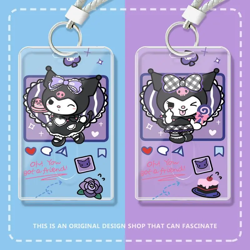 Kawaii Sanrio Hellokitty Kuromi Card Set Student Transparent Lanyard Card Package Card Bus Card Protective Cover Keychain Gift
Kawaii Sanrio Hellokitty Kuromi Card Set Student Transparent Lanyard Card Package Card Bus Card Protective Cover Keychain Gift