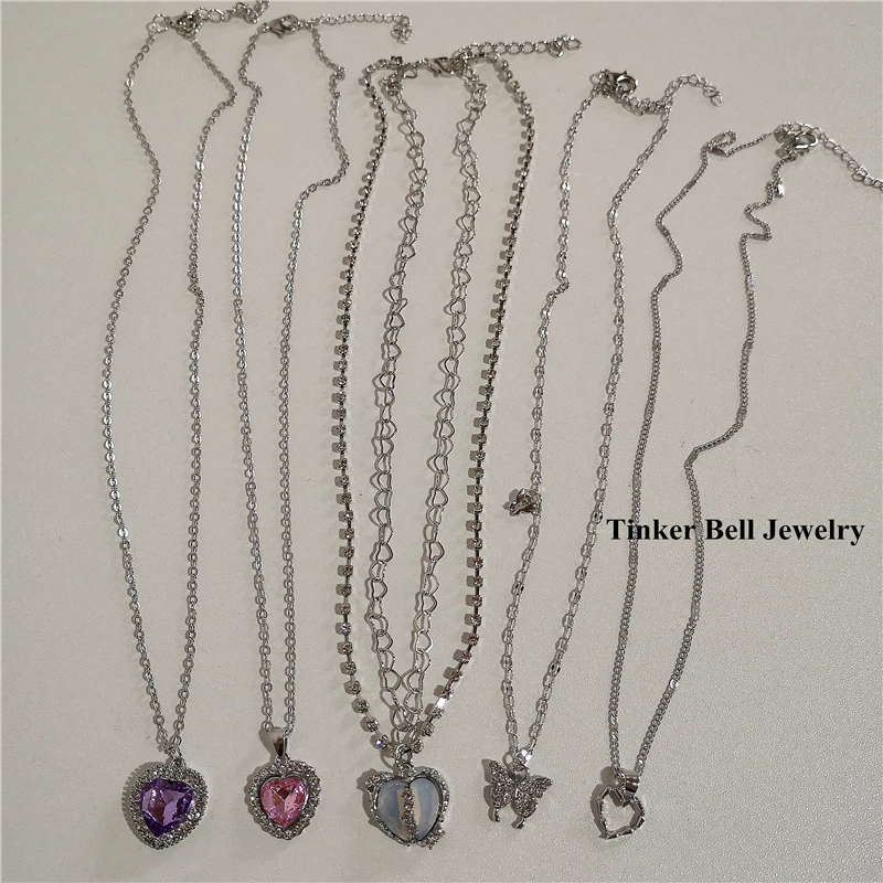 Goth Crystal Broken Peach Heart Pendant Chain Choker Necklace For Women Egirl Harajuku Aesthetics Y2k Grunge Jewelry Accessories
Goth Crystal Broken Peach Heart Pendant Chain Choker Necklace For Women Egirl Harajuku Aesthetics Y2k Grunge Jewelry Accessories
